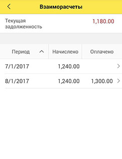 Узнайте текущую задолженность потребителя